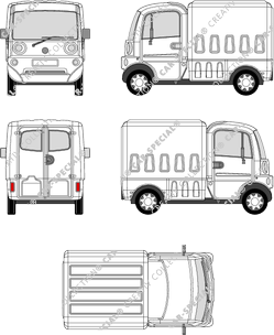 Aixam Multi-Truck furgón, 2003–2005 (Mega_001)