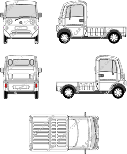 Aixam Multi-Truck Pick-up, 2003–2005 (Mega_003)