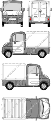 Aixam Multi-Truck Van, 2006–2011 (Mega_006)