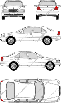 Mercedes-Benz C-Klasse berlina, 1993–2000 (Merc_006)