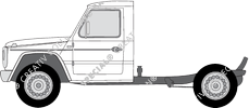 Mercedes-Benz G-Klasse Chassis for superstructures, 1979–1990