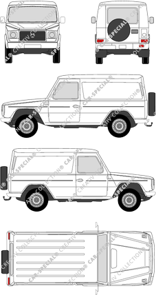 Mercedes-Benz G-Klasse, fourgon, 3 Doors (1979)