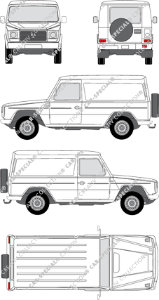 Mercedes-Benz G-Klasse, Kastenwagen, 3 Doors (1979)