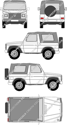 Mercedes-Benz G-Klasse Soft-Top, break, 2 Doors (1979)