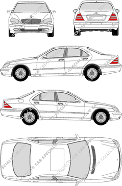 Mercedes-Benz S-Klasse, berlina, 4 Doors (1998)