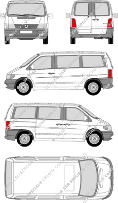 Mercedes-Benz Vito Kleinbus, 1996–2003 (Merc_026)