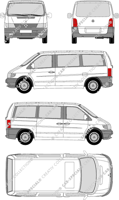 Mercedes-Benz Vito Kleinbus, 1996–2003 (Merc_027)