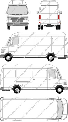 Mercedes-Benz T1 van/transporter (Merc_042)