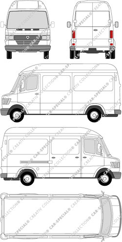 Mercedes-Benz T1 van/transporter (Merc_050)