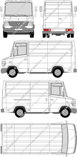 Mercedes-Benz Vario, van/transporter, short (1996)