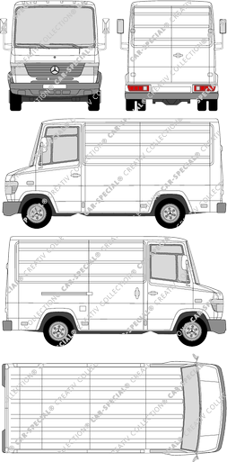 Mercedes-Benz Vario fourgon, 1996–2013 (Merc_082)