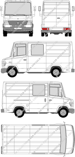 Mercedes-Benz Vario fourgon, 1996–2013 (Merc_083)