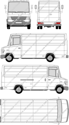 Mercedes-Benz Vario, furgone, lang (1996)