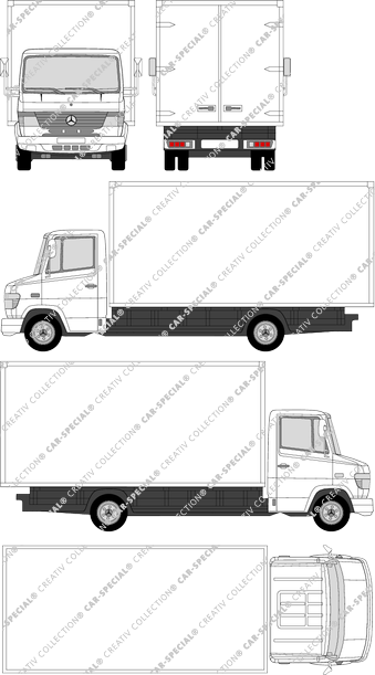 Mercedes-Benz Vario Cuerpos de caja, 1996–2013 (Merc_094)