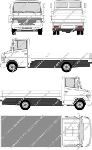 Mercedes-Benz Vario Pritsche, 1996–2013 (Merc_097)