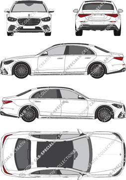 Mercedes-Benz S-Klasse, aktuell (seit 2020) (Merc_1001)