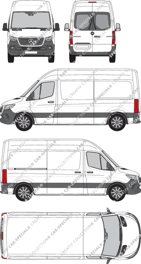 Mercedes-Benz eSprinter van/transporter, current (since 2020) (Merc_1005)