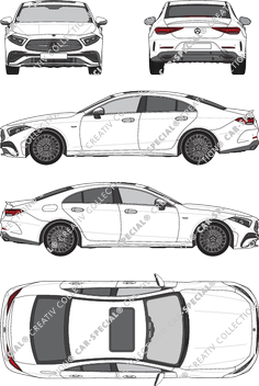 Mercedes-Benz CLS Coupé, current (since 2021) (Merc_1009)