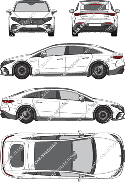 Mercedes-Benz EQS, limusina, 4 Doors (2021)