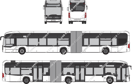 Mercedes-Benz Citaro harmonicabus, actueel (sinds 2019) (Merc_1012)