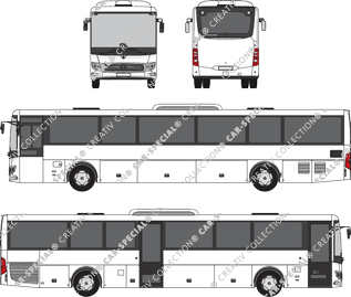 Mercedes-Benz Intouro M Tür A, Bus, 2 Doors (2021)