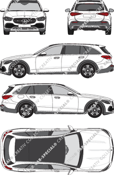 Mercedes-Benz C-Klasse, actueel (sinds 2021) (Merc_1050)