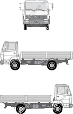 Mercedes-Benz 817-1317 leichte Klasse, leichte Klasse, pont