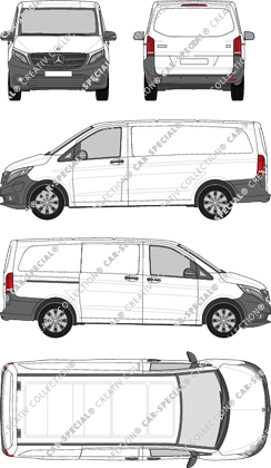 Mercedes-Benz eVito Kastenwagen, 2019–2023 (Merc_1066)