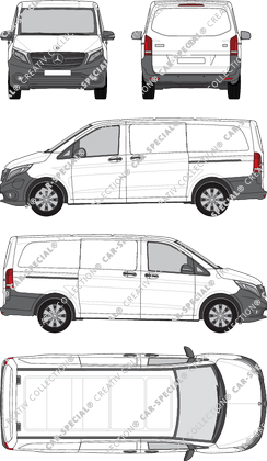 Mercedes-Benz eVito Kastenwagen, 2019–2023 (Merc_1067)