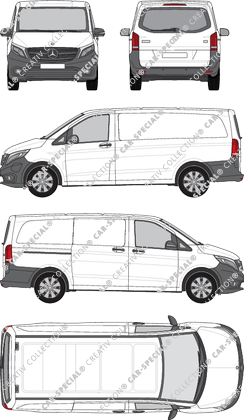 Mercedes-Benz eVito Kastenwagen, 2019–2023 (Merc_1068)