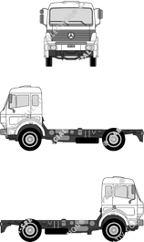 Mercedes-Benz 1838 schwere Klasse 2 essieux, schwere Klasse, 2-Achser