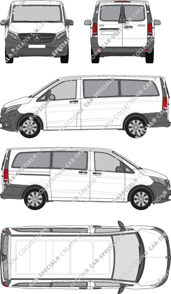 Mercedes-Benz eVito Tourer, 2019–2023 (Merc_1092)