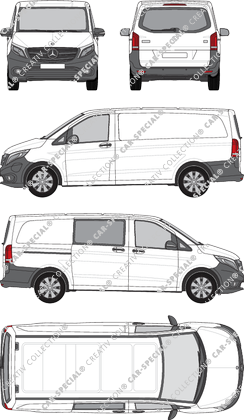 Mercedes-Benz eVito Kastenwagen, 2019–2023 (Merc_1100)