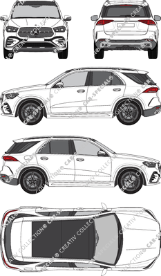 Mercedes-Benz GLE AMG Line, Station wagon, 5 Doors (2023)