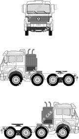 Mercedes-Benz 1838 heavy class 4-axle, heavy class, tractor unit, 4-axle