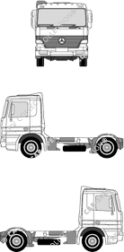 Mercedes-Benz Actros tractor unit, 1996–2002 (Merc_117)