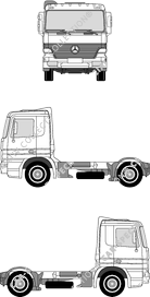 Mercedes-Benz Actros M 2-axle, M, tractor unit, 2-axle (1996)