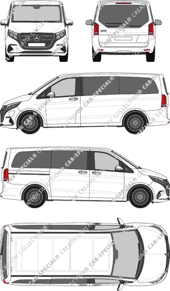 Mercedes-Benz EQV minibus, current (since 2024) (Merc_1203)