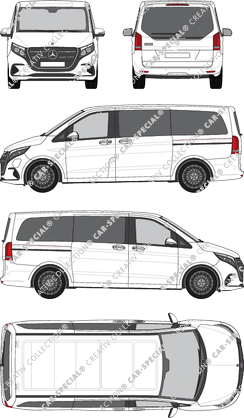 Mercedes-Benz EQV minibus, current (since 2024) (Merc_1204)