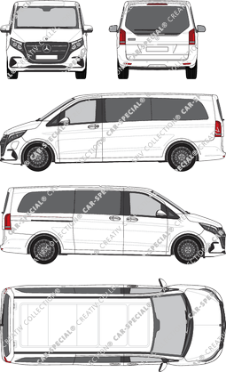 Mercedes-Benz EQV minibus, current (since 2024) (Merc_1205)