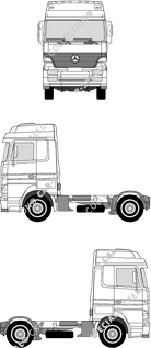 Mercedes-Benz Actros tracteur de semi remorque, 1996–2002 (Merc_121)