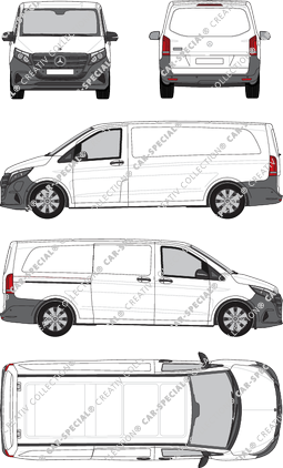 Mercedes-Benz eVito furgone, attuale (a partire da 2024) (Merc_1217)