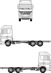 Mercedes-Benz Actros Chassis for superstructures, 1996–2002 (Merc_122)