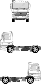 Mercedes-Benz Actros tracteur de semi remorque, 1996–2002 (Merc_123)