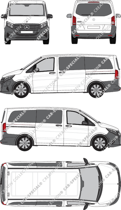 Mercedes-Benz eVito Tourer minibus, current (since 2024) (Merc_1234)
