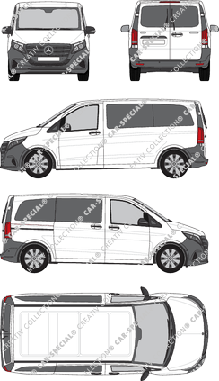 Mercedes-Benz Vito Tourer microbús, actual (desde 2024) (Merc_1335)