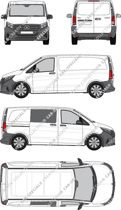 Mercedes-Benz Vito fourgon, actuel (depuis 2024) (Merc_1343)