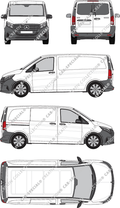 Mercedes-Benz Vito Kastenwagen, aktuell (seit 2024) (Merc_1345)