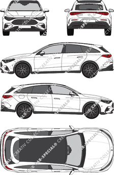 Mercedes-Benz CLA Shooting Brake station wagon, current (since 2025) (Merc_1375)