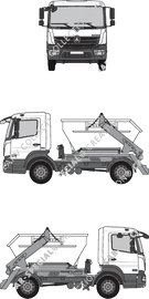 Mercedes-Benz Atego Fahrgestell mit Absetzkipper, actuel (depuis 2017) (Merc_1379)